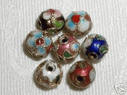 12mm Round Mix Cloisonne Beads (CLSN12)